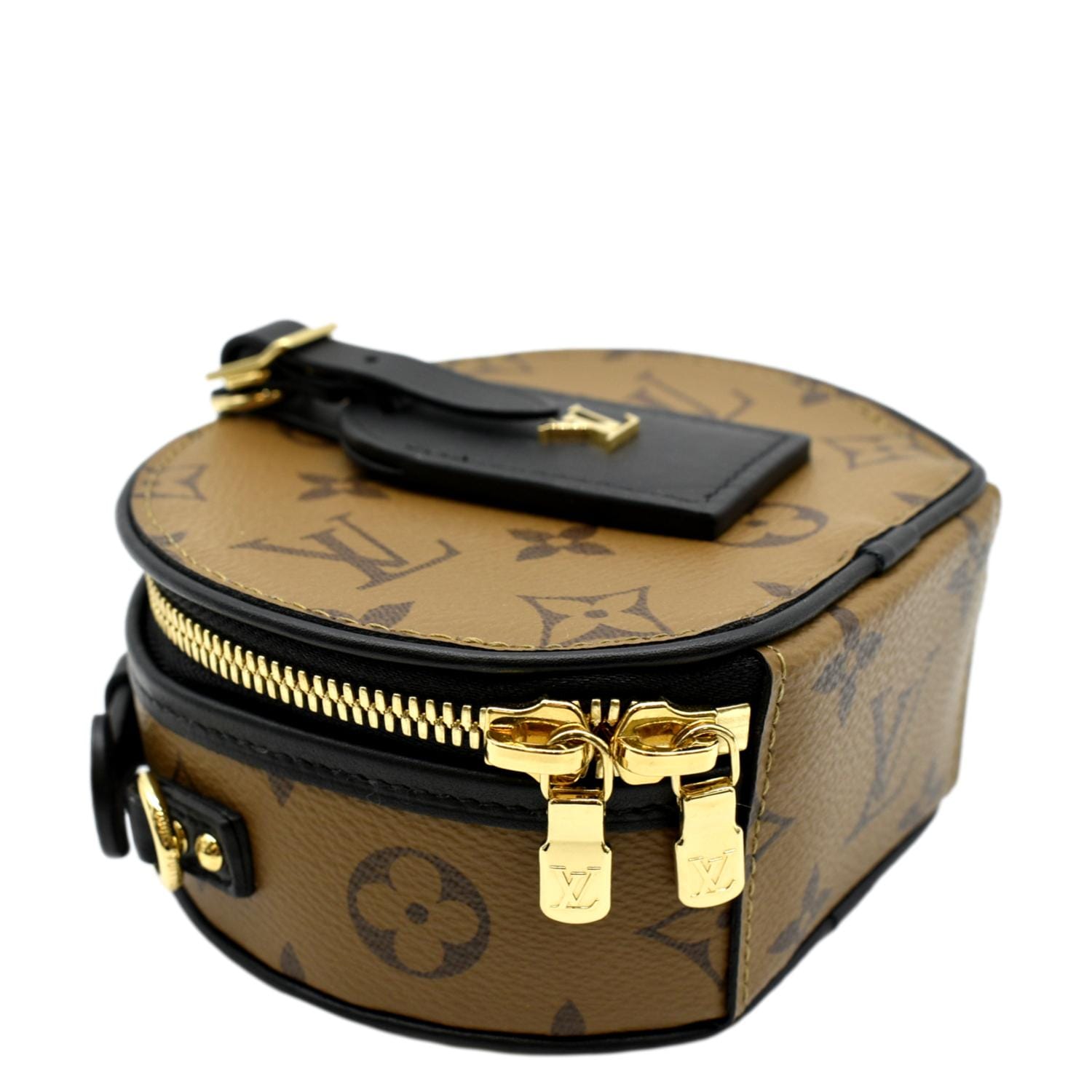 Louis Vuitton Mini Boite Chapeau Monogram Brown in Coated Canvas/Leather  with Gold-tone - US