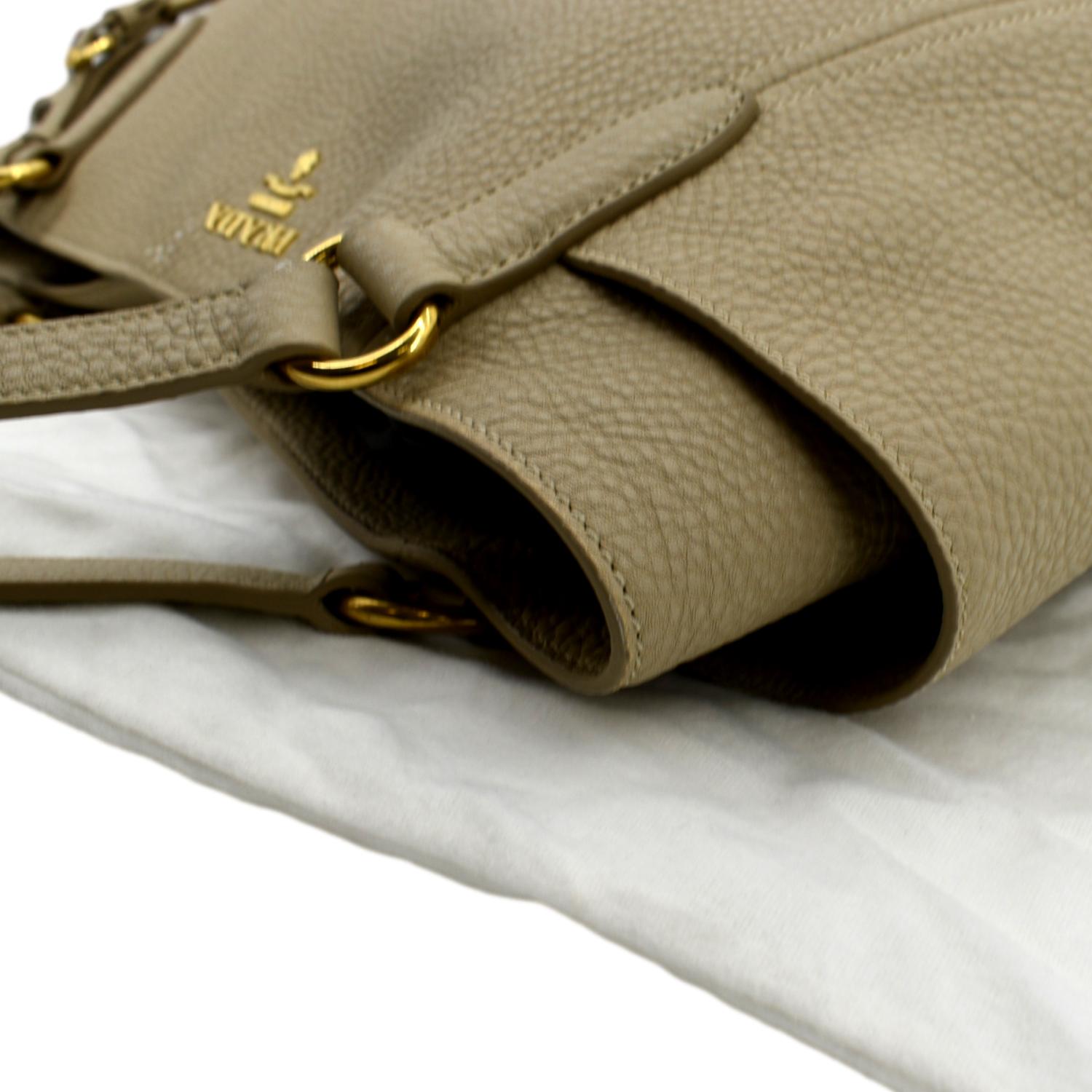 Prada Side Pockets Hobo Vitello Daino, Luxury, Bags & Wallets on
