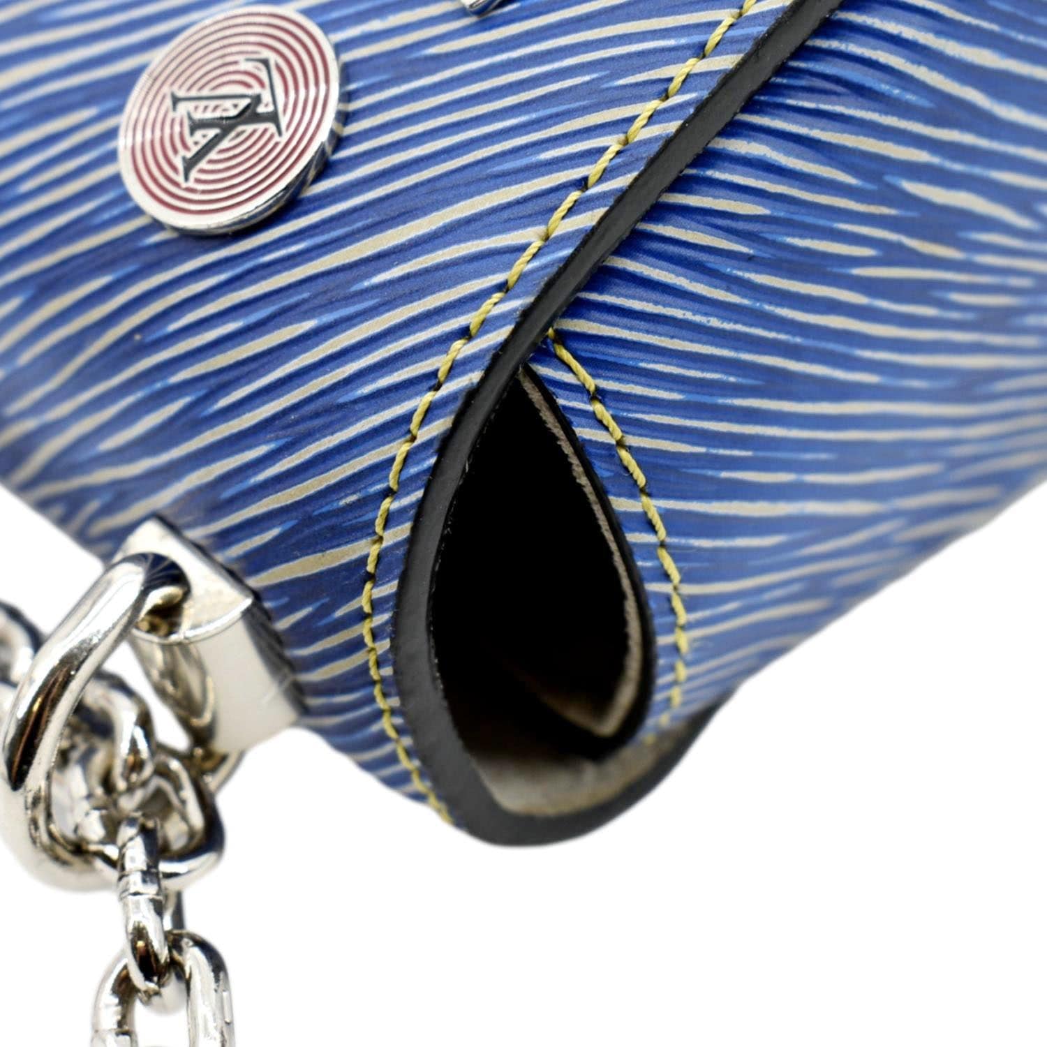 Louis Vuitton Epi Denim Twist Pins Chain Wallet - Blue Crossbody Bags,  Handbags - LOU447404