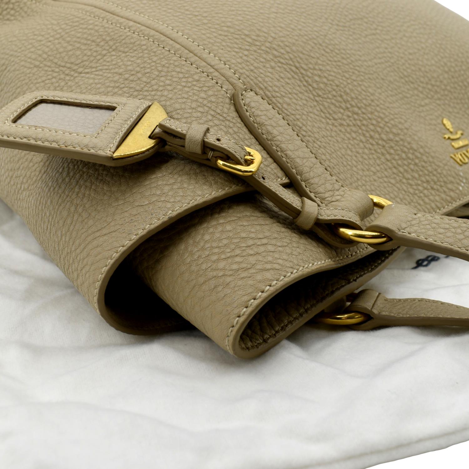 Prada Side Pockets Hobo Vitello Daino, Luxury, Bags & Wallets on