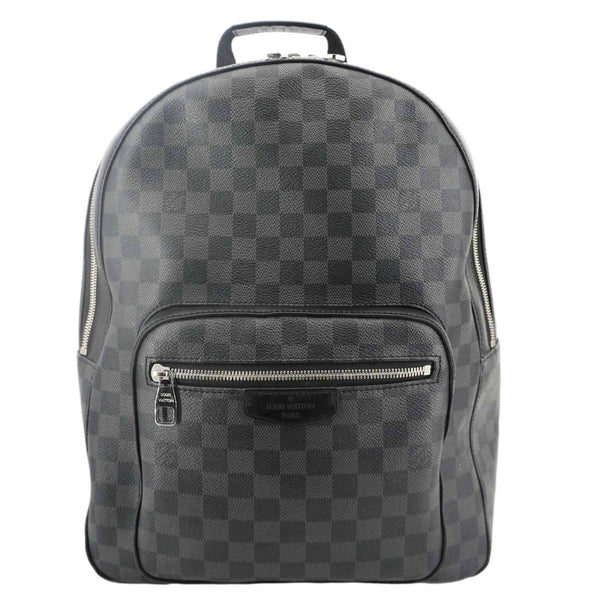 LOUIS VUITTON Josh Damier Graphite Backpack Black