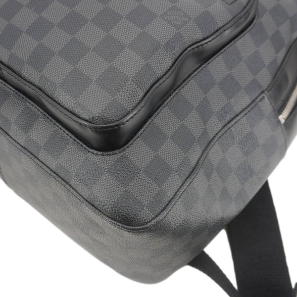 LOUIS VUITTON Josh Damier Graphite Backpack Black