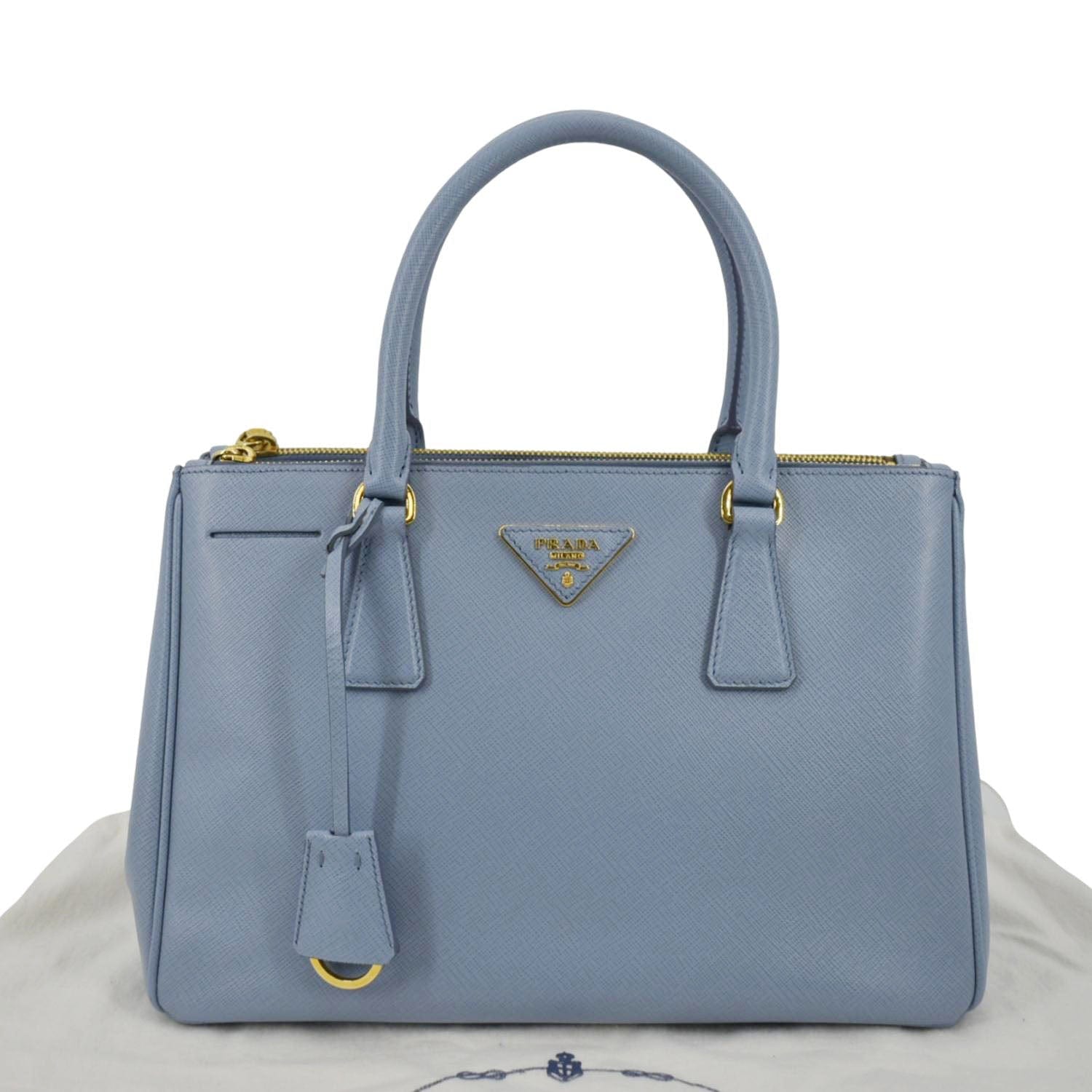 Prada Galleria Small Saffiano Double-Zip Tote Bag