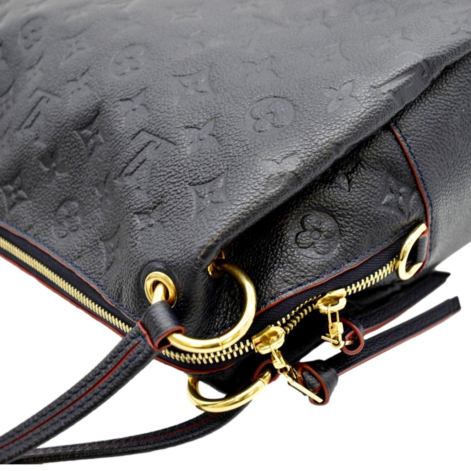 Louis Vuitton Monogram Empreinte Leather Ponthieu PM Cross Body Handbag Bag  Noir Article: M43719