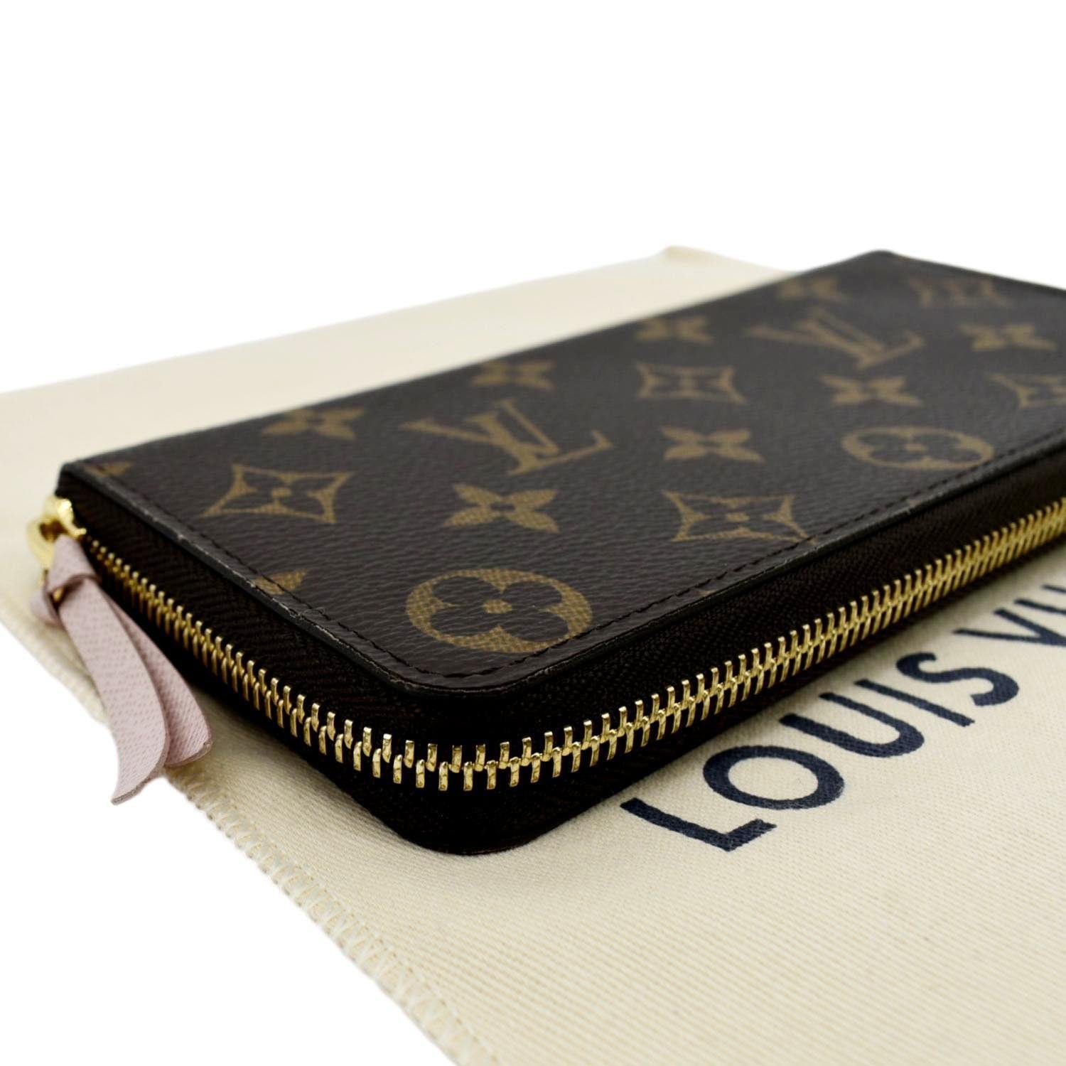 Used louis vuitton clemence wallet / SMALL - LEATHER