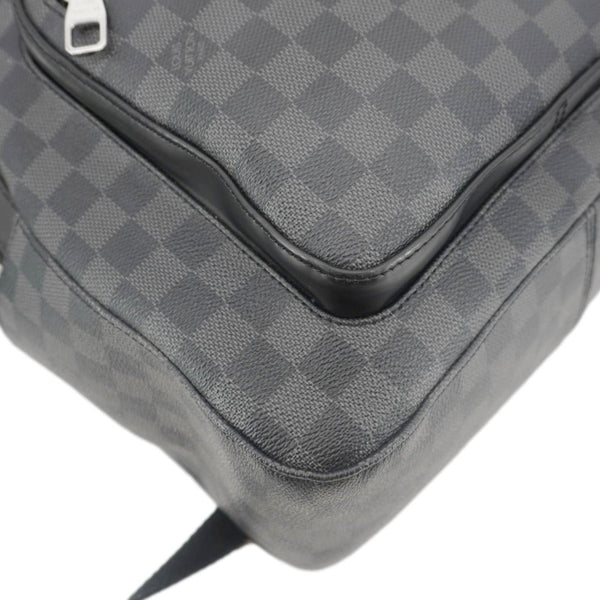 LOUIS VUITTON Josh Damier Graphite Backpack Black