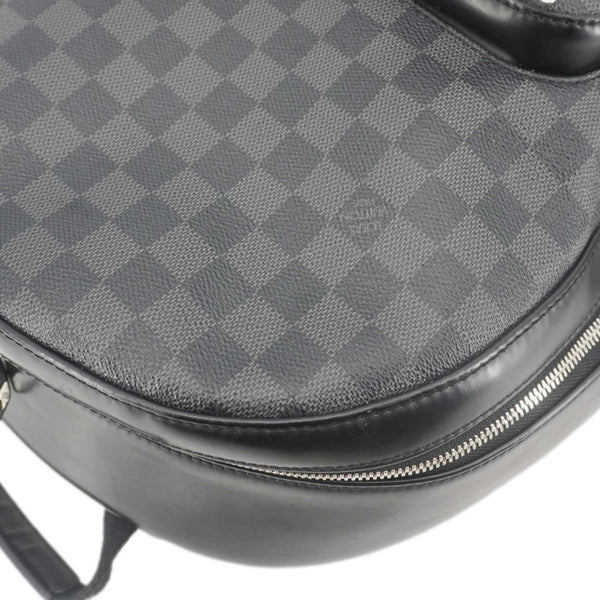 LOUIS VUITTON Josh Damier Graphite Backpack Black