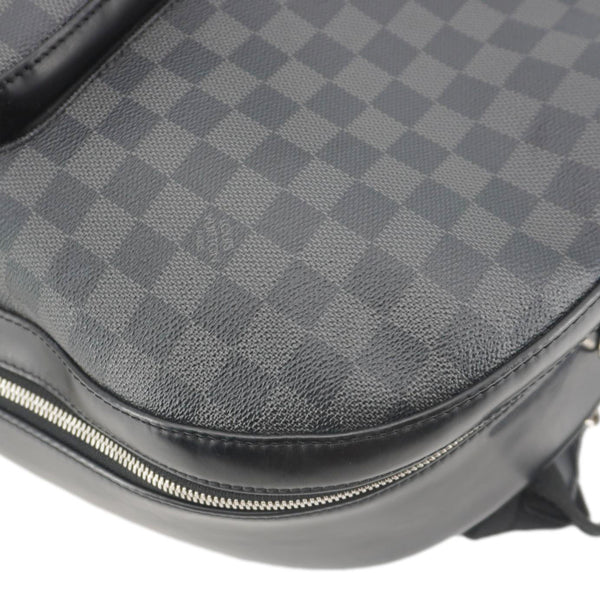 LOUIS VUITTON Josh Damier Graphite Backpack Black