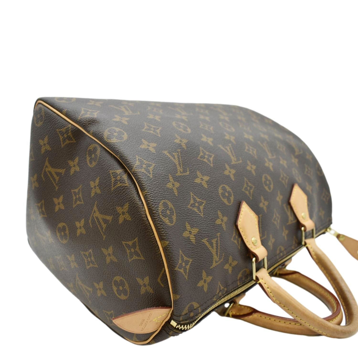 Louis Vuitton Speedy 35 Monogram Canvas Satchel Bag - DDH