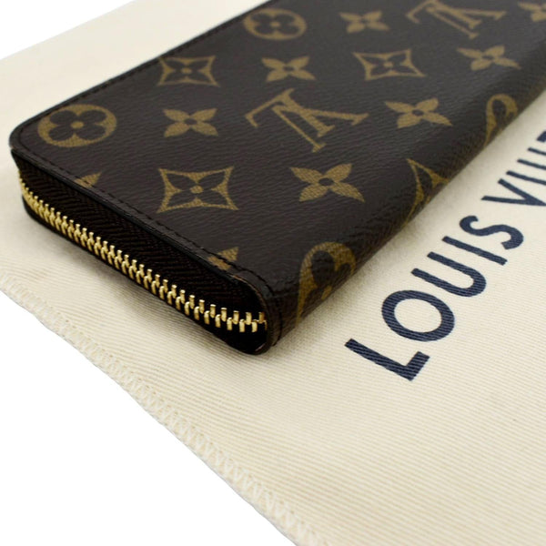 LOUIS VUITTON Clemence Monogram Canvas Zippy Wallet