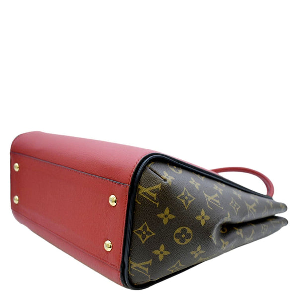 LOUIS VUITTON Kimono MM Monogram Canvas Shoulder Bag Red