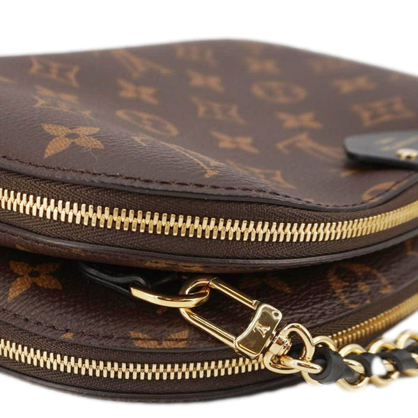 LOUIS VUITTON Be Alma Monogram Canvas Crossbody Bag Brown