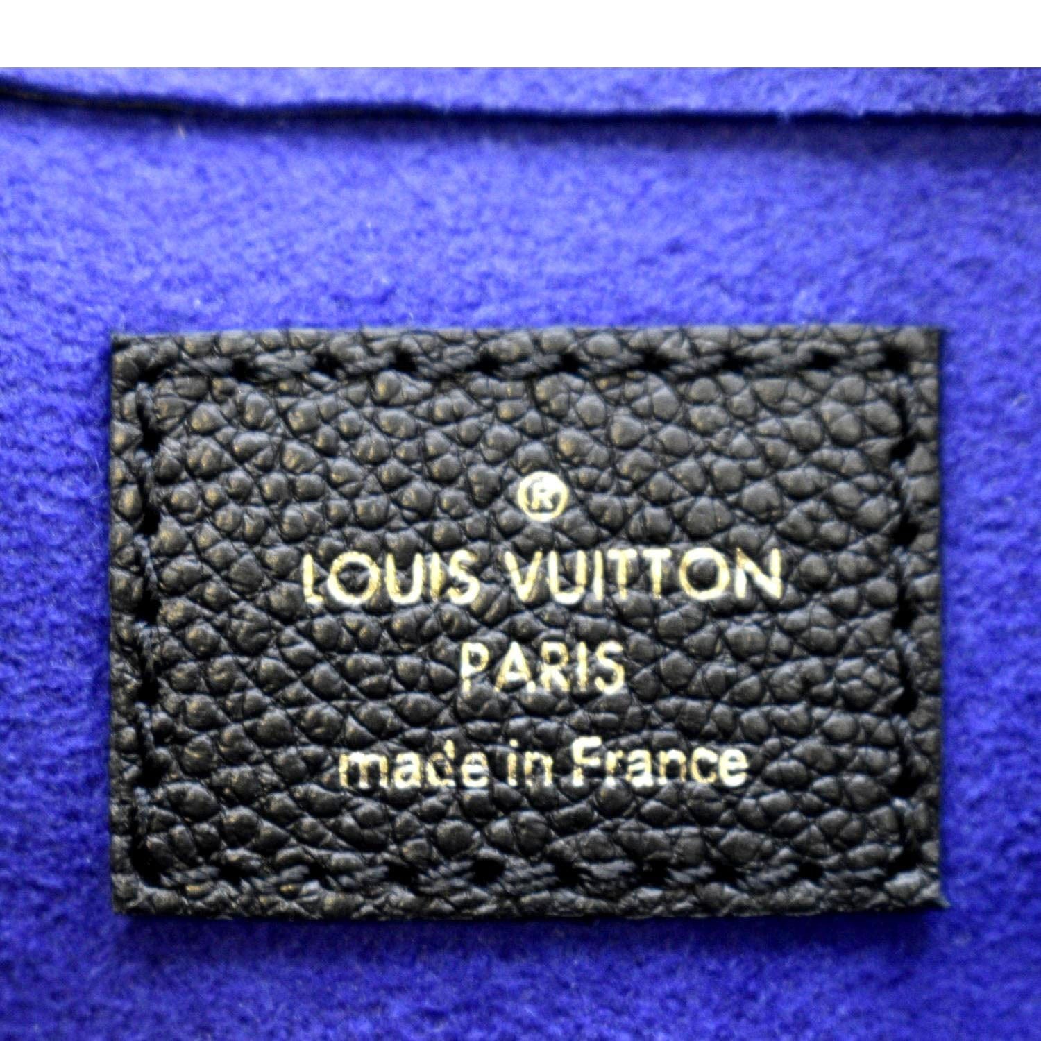 LOUIS VUITTON Neo Alma PM Monogram Empreinte Shoulder Bag Black