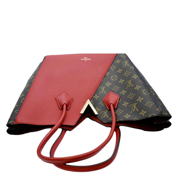 LOUIS VUITTON Kimono MM Monogram Canvas Shoulder Bag Red