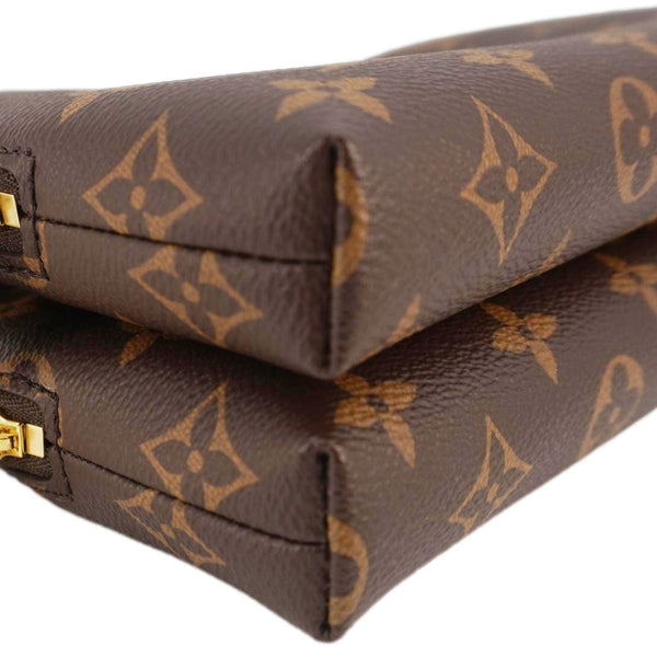 LOUIS VUITTON Be Alma Monogram Canvas Crossbody Bag Brown