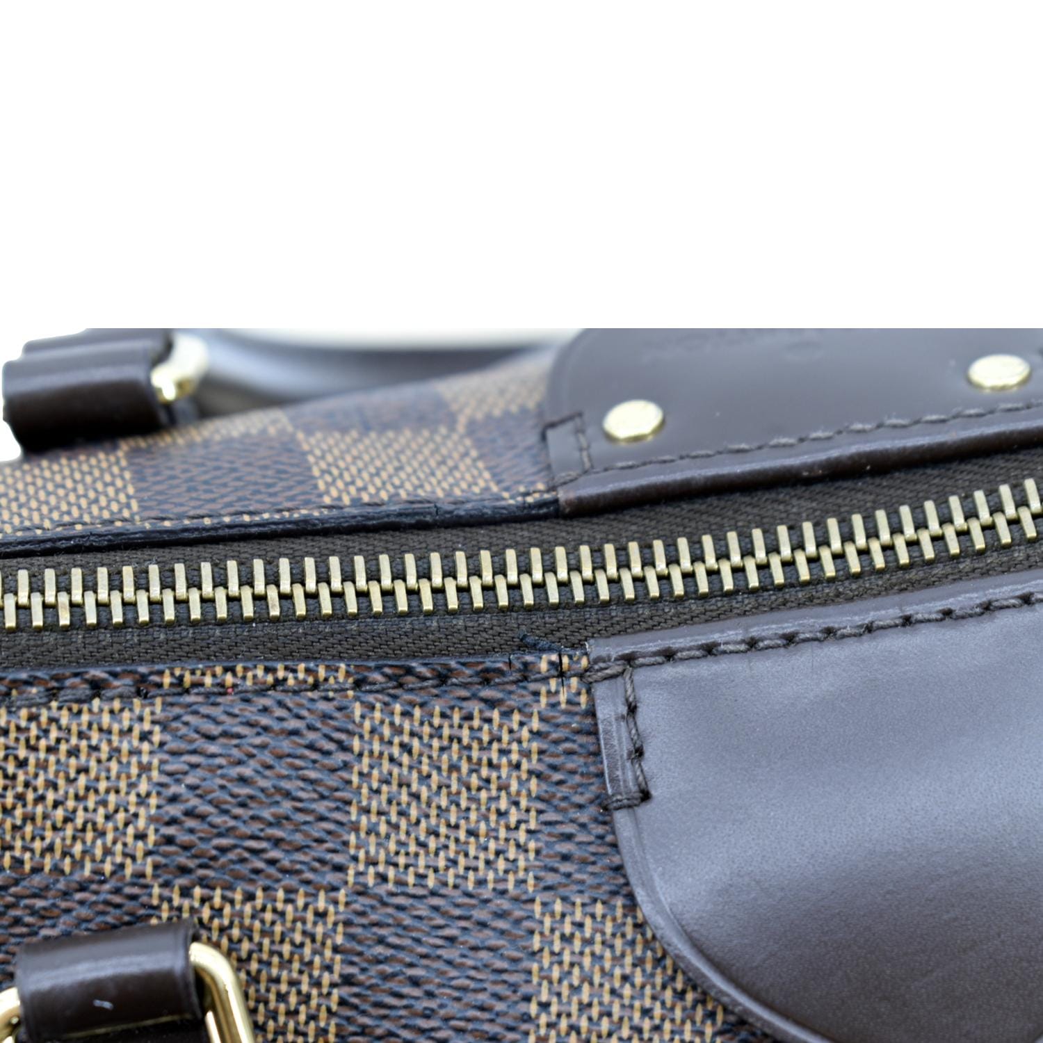 Siena cloth handbag Louis Vuitton Brown in Cloth - 34172335