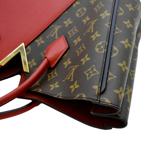 LOUIS VUITTON Kimono MM Monogram Canvas Shoulder Bag Red