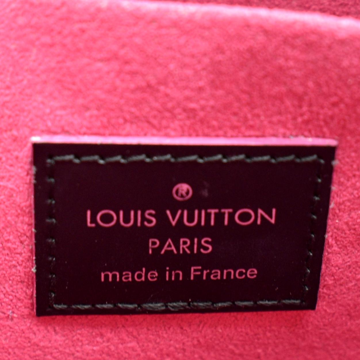 LOUIS VUITTON Felicie Epi Leather Pochette Crossbody Bag Black