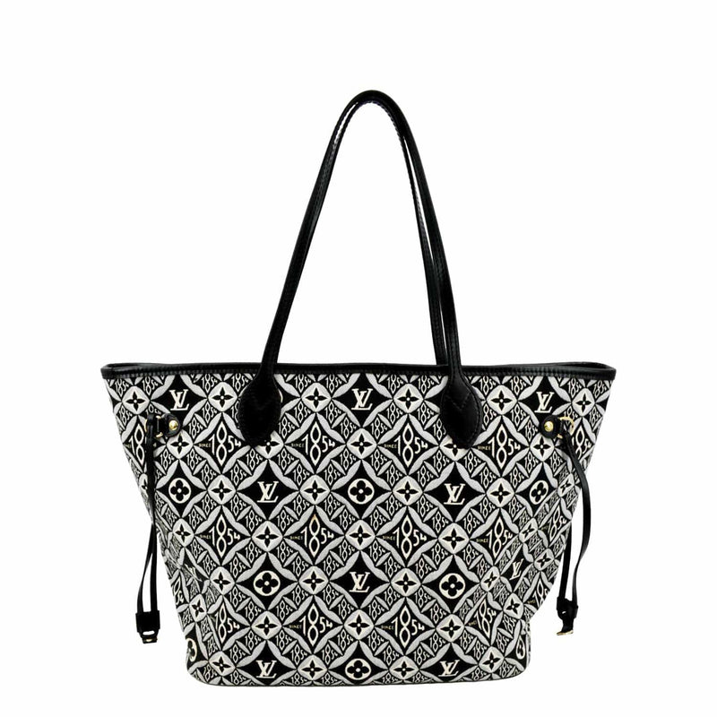 LOUIS VUITTON Jacquard Since 1854 Neverfull MM Grey 1291651