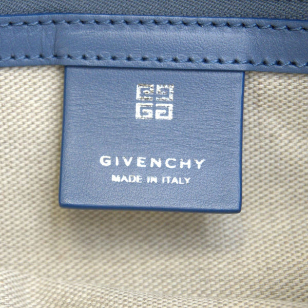 GIVENCHY Voyou Medium Denim Chain Shoulder Bag Blue