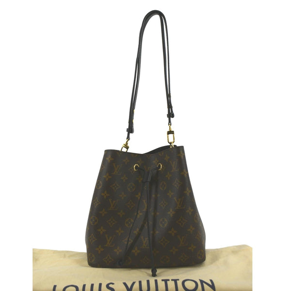 LOUIS VUITTON Neonoe Monogram Canvas Shoulder Bag Brown