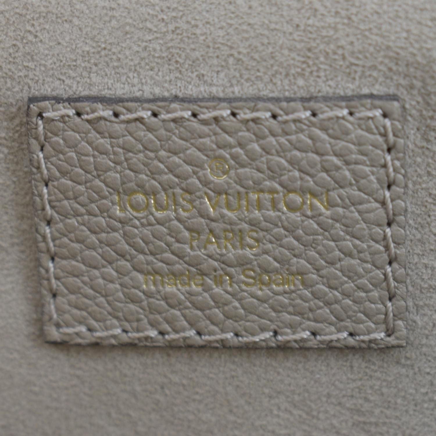Louis Vuitton Petit Palais Crossbody Black/Beige Leather