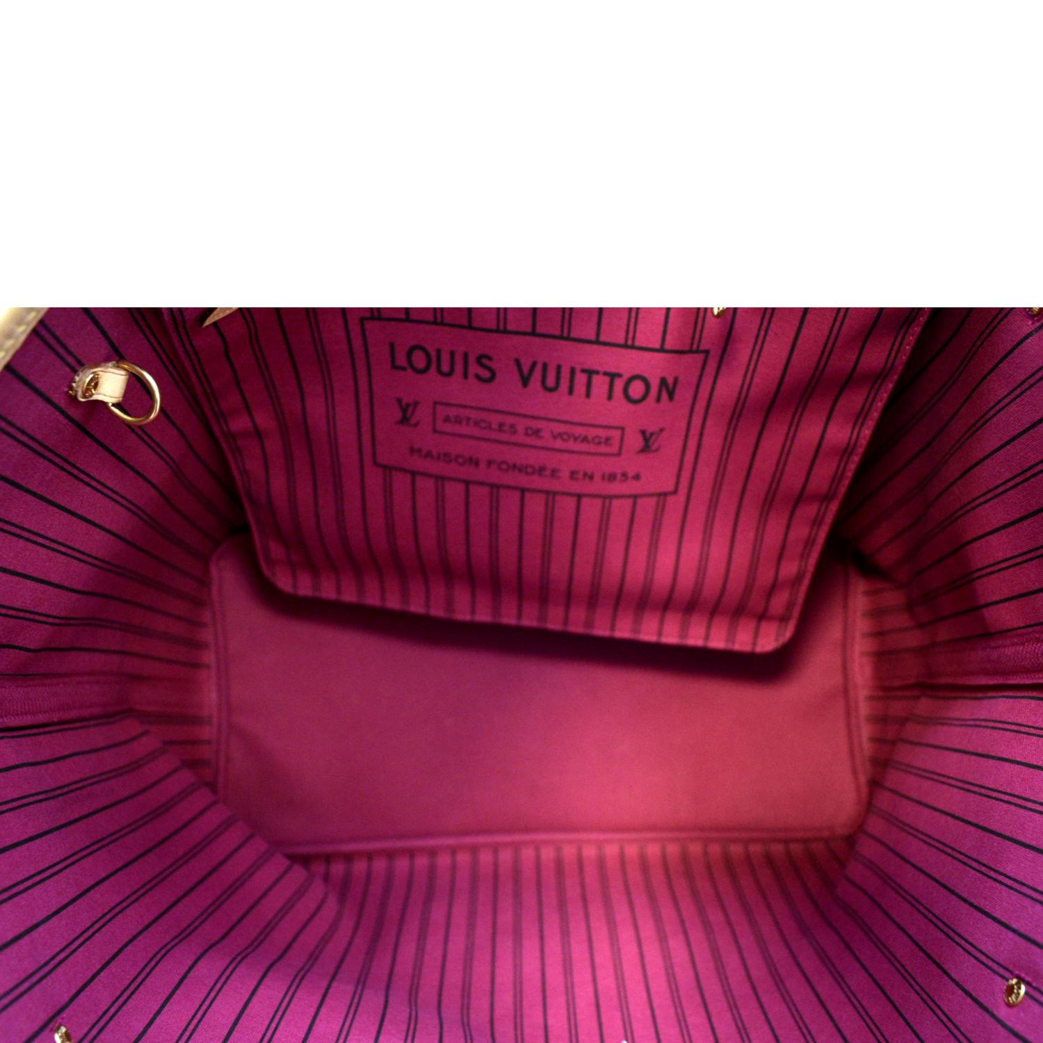 Louis Vuitton, Bags, Louis Vuitton Neverfull Gm Pink Interior