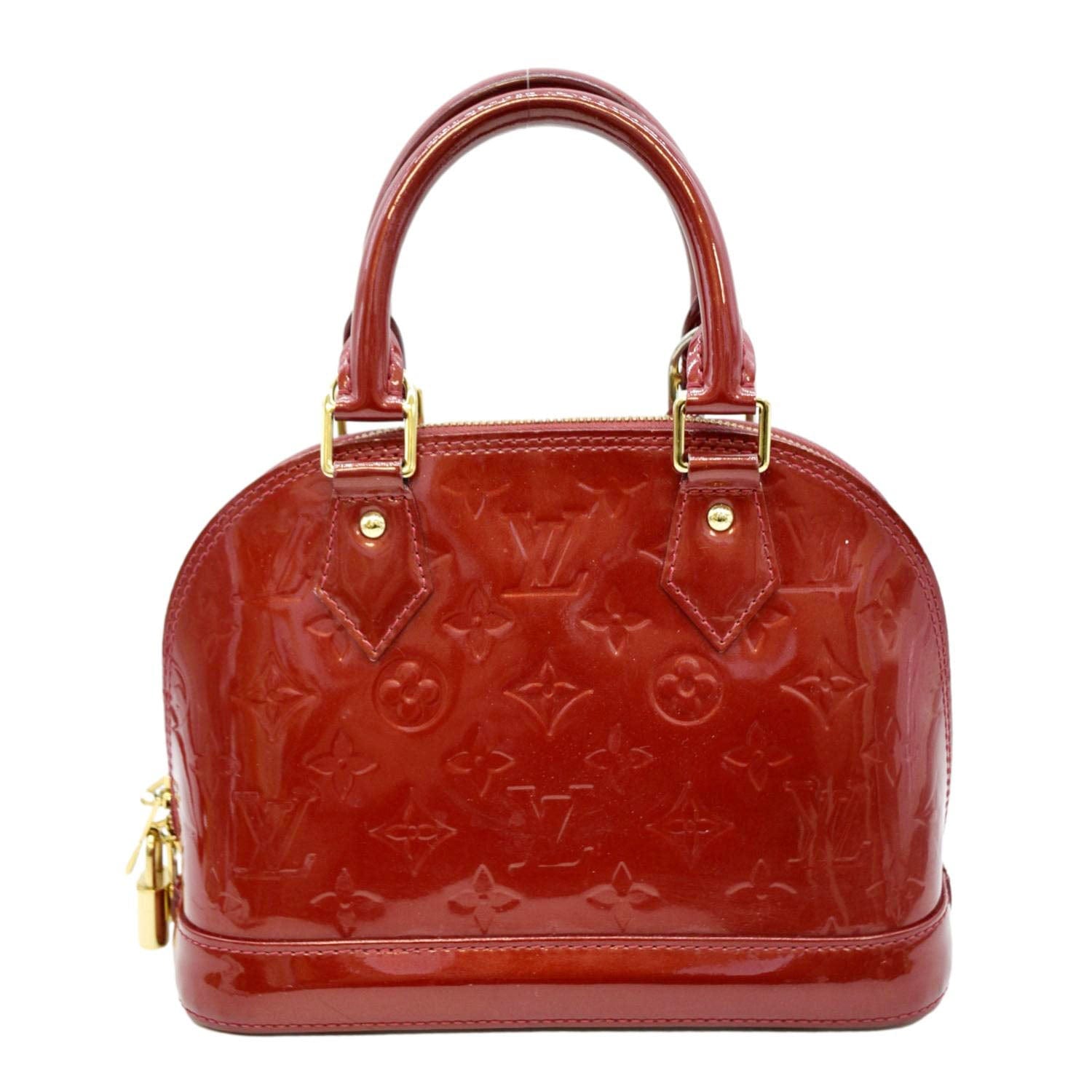 Louis Vuitton Alma Bb Leather Handbag