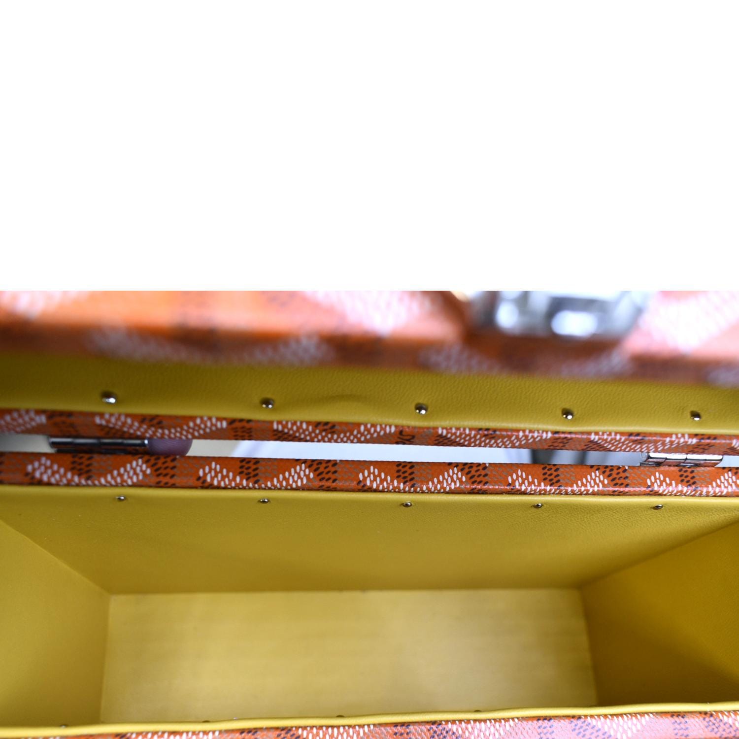 Goyard Women Cassette Trunk Bag in Goyardine Canvas & Clamecy