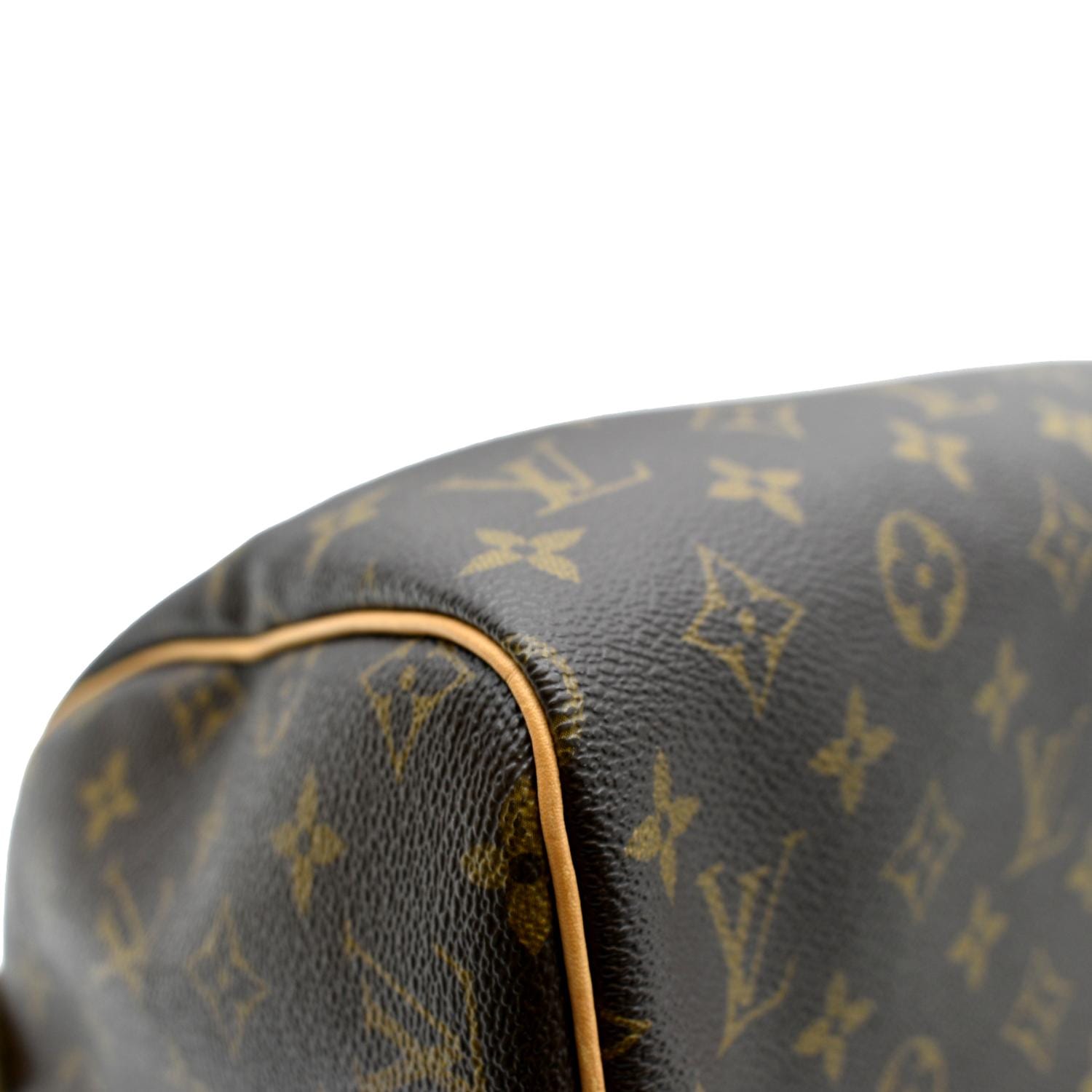 Louis+Vuitton+Speedy+Duffle+30+Brown+Fuchsia+Canvas+Leather for