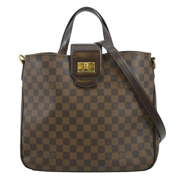 LOUIS VUITTON Roseberry Cabas Damier Ebene Shoulder Bag Brown