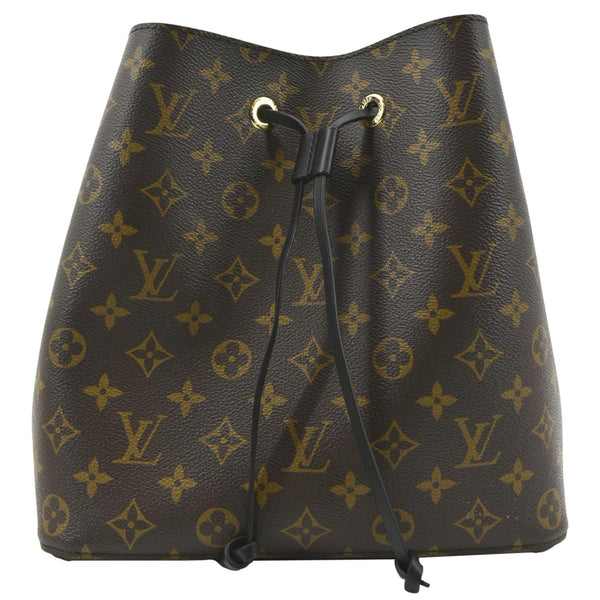 LOUIS VUITTON Neonoe Monogram Canvas Shoulder Bag Brown