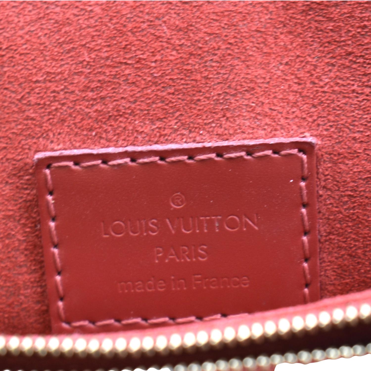 Louis Vuitton Damier Ebene Caissa Clutch Cherry –