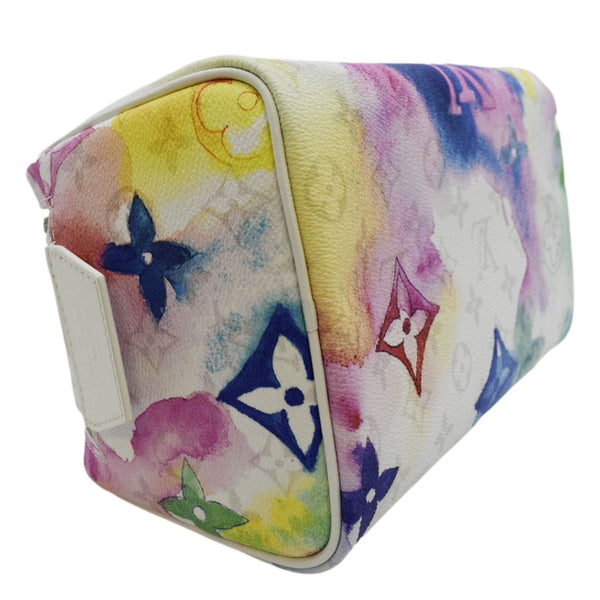 LOUIS VUITTON Watercolor Dopp Kit Monogram Coated Canvas Toilet Pouch White