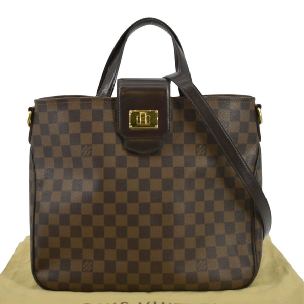 LOUIS VUITTON Roseberry Cabas Damier Ebene Shoulder Bag Brown