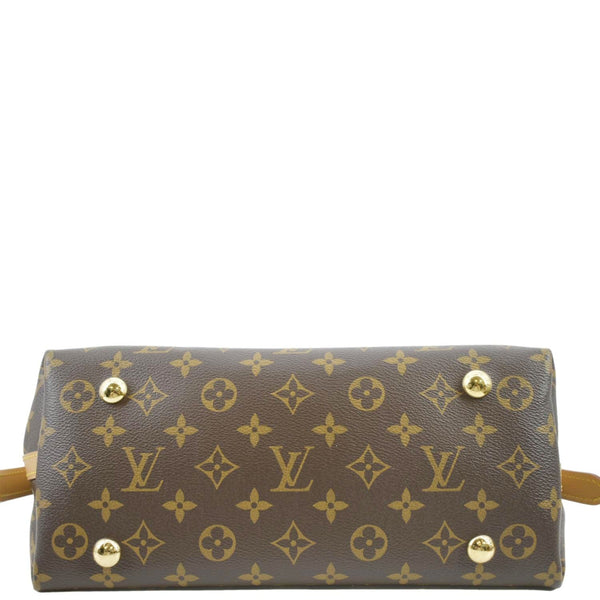 LOUIS VUITTON Carryall MM Monogram Canvas Shoulder Bag Brown