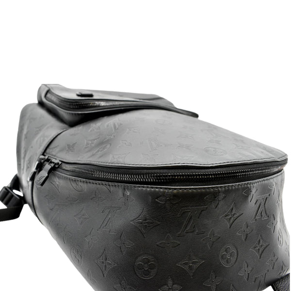 LOUIS VUITTON Racer Monogram Leather Backpack Black