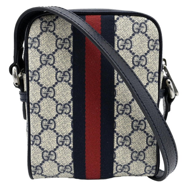 GUCCI Ophidia GG Supreme Canvas Crossbody Bag Beige