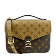 LOUIS VUITTON Metis Pochette Reverse Monogram Canvas Crossbody Bag Brown