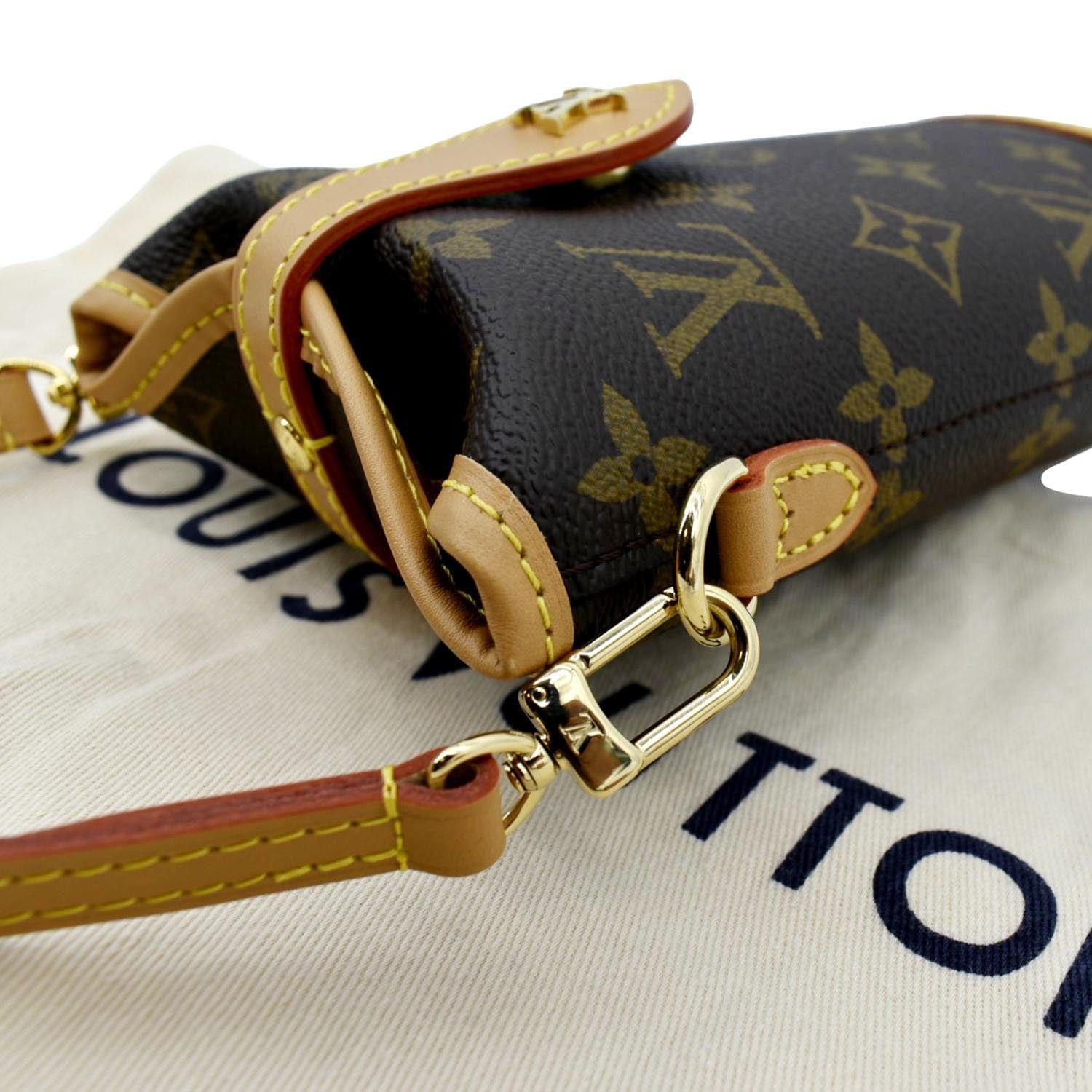 Louis Vuitton Monogram Fold Me Pouch Brown