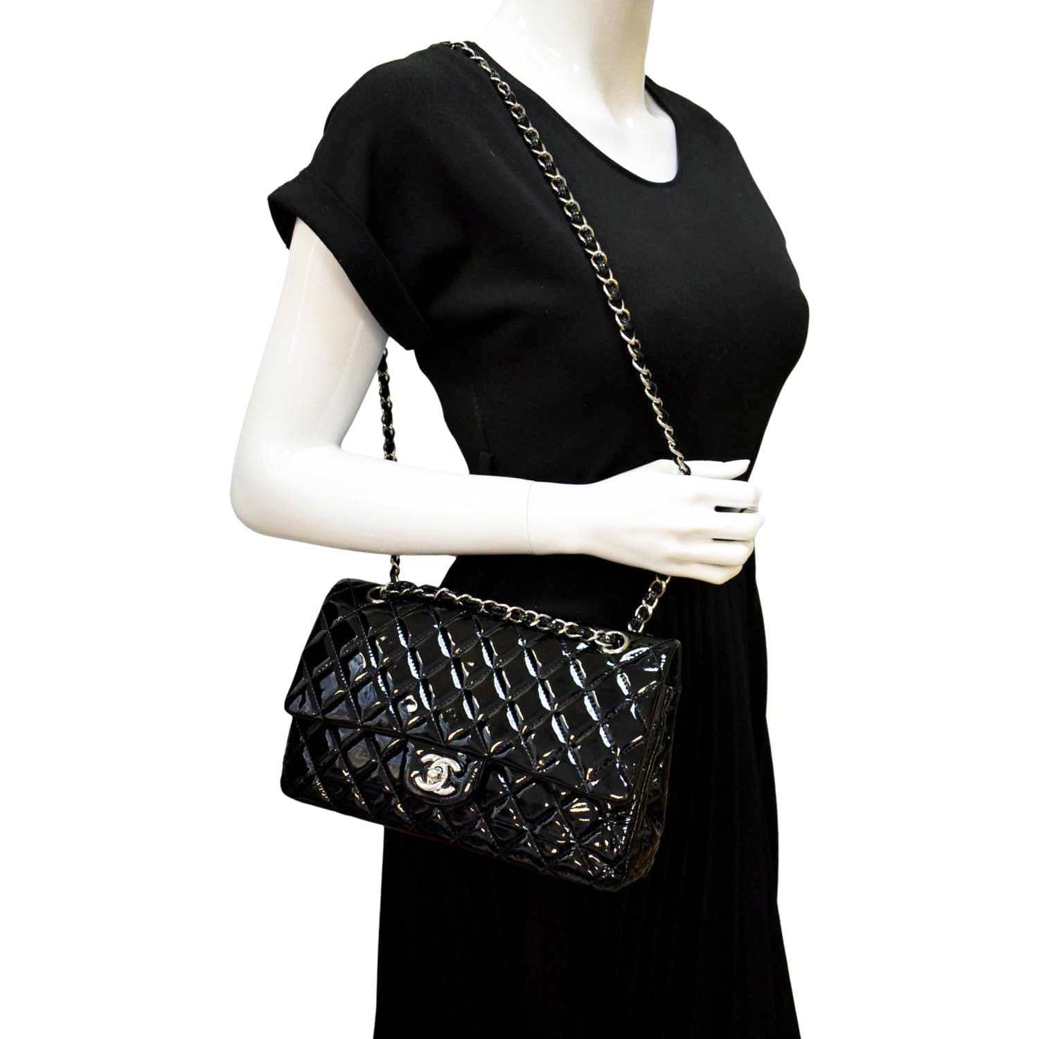 Chanel Medium Classic Lambskin Black SHW  Laulay Luxury
