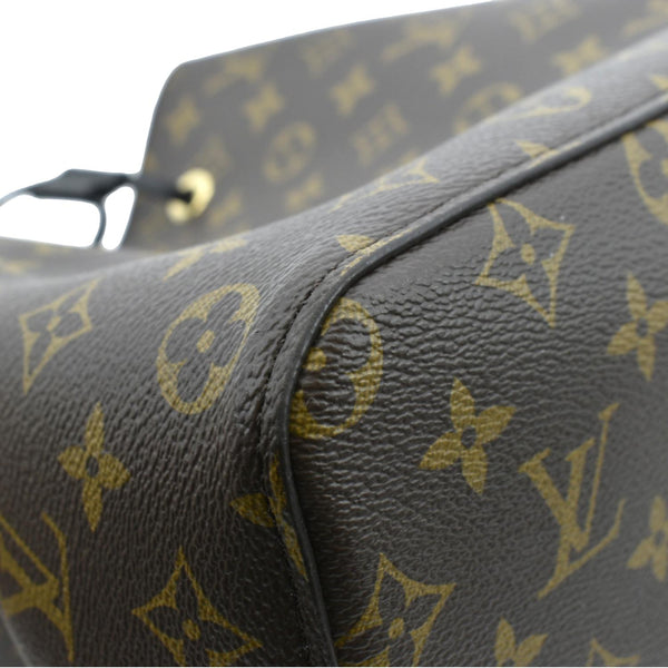 LOUIS VUITTON Neonoe Monogram Canvas Shoulder Bag Brown