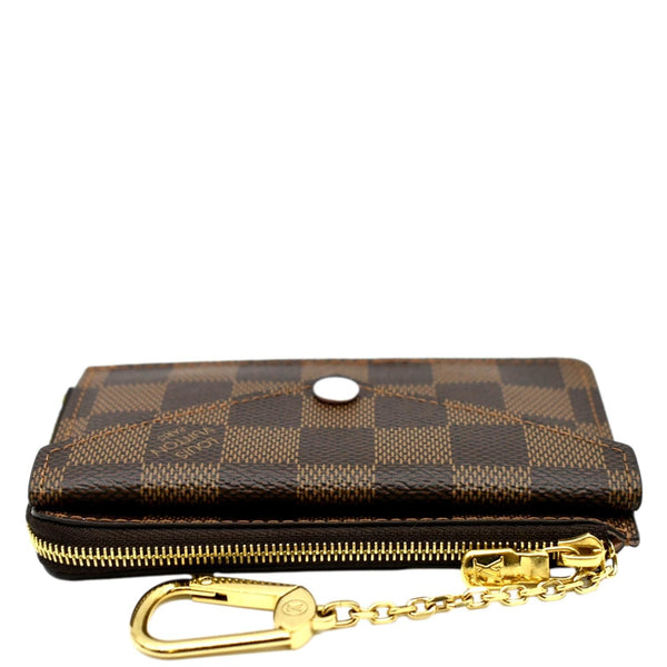 LOUIS VUITTON Recto Verso Damier Ebene Card Holder Rose Ballerine