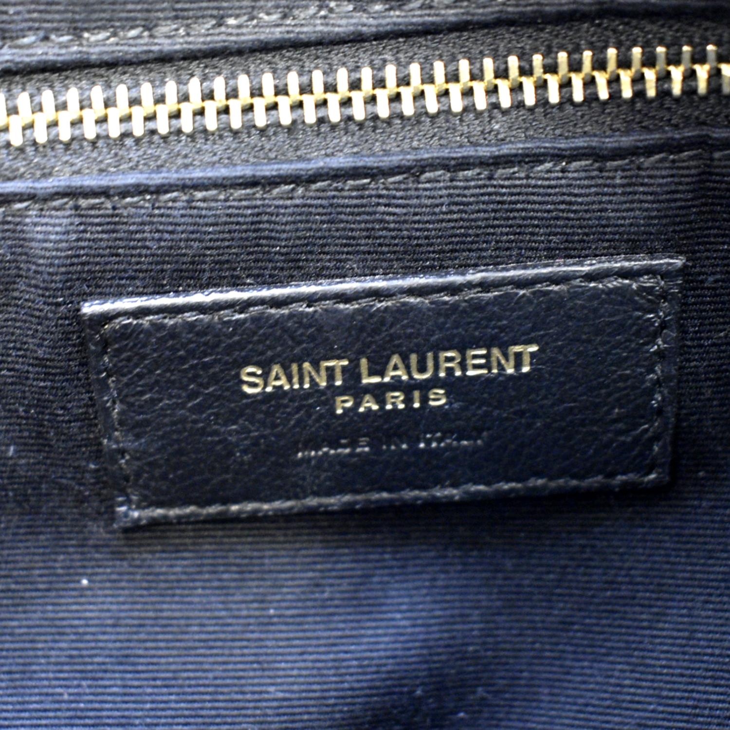 Saint Laurent Beige/Blue Monogram All Over Canvas Shoulder Bag Saint  Laurent Paris