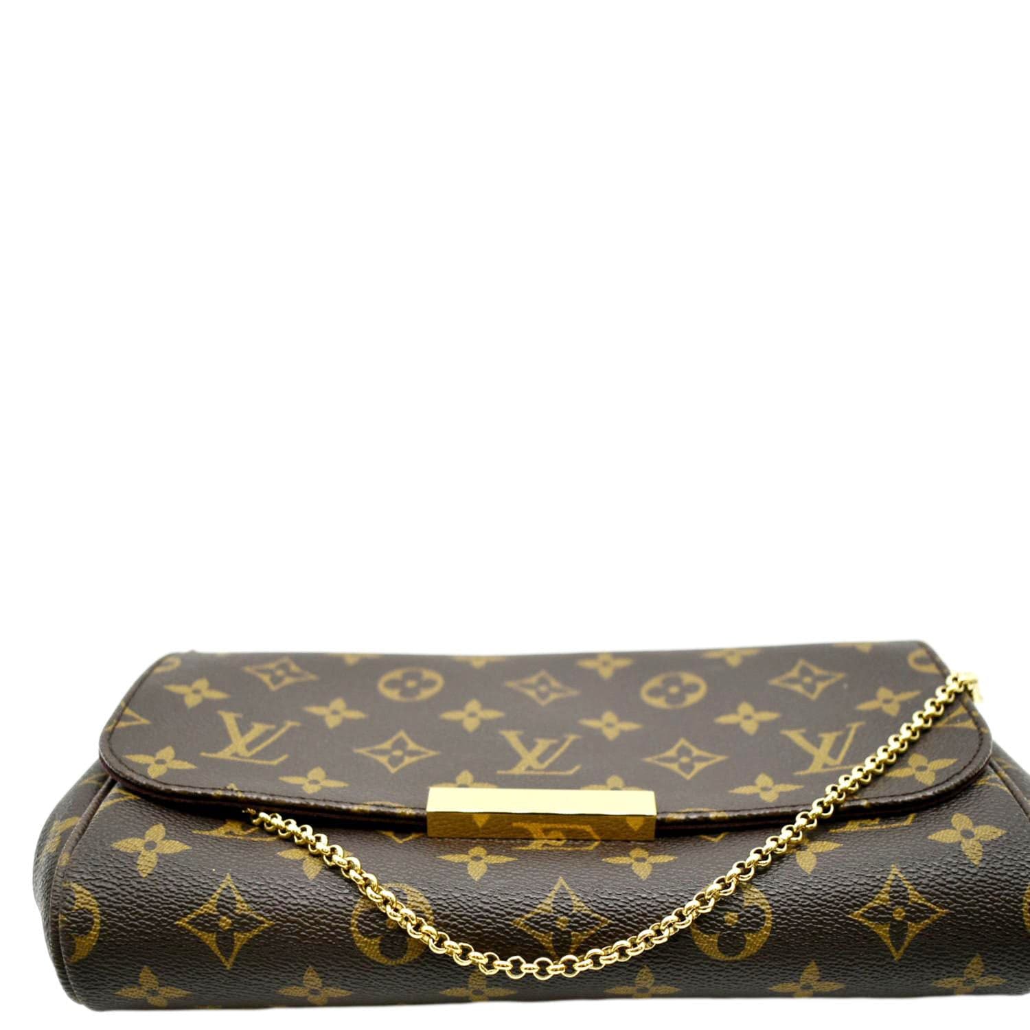 Louis Vuitton, Bags, Louis Vuitton Monogram Favorite Mm Chain Handbag  Shoulder Bag M478 Brown Pv