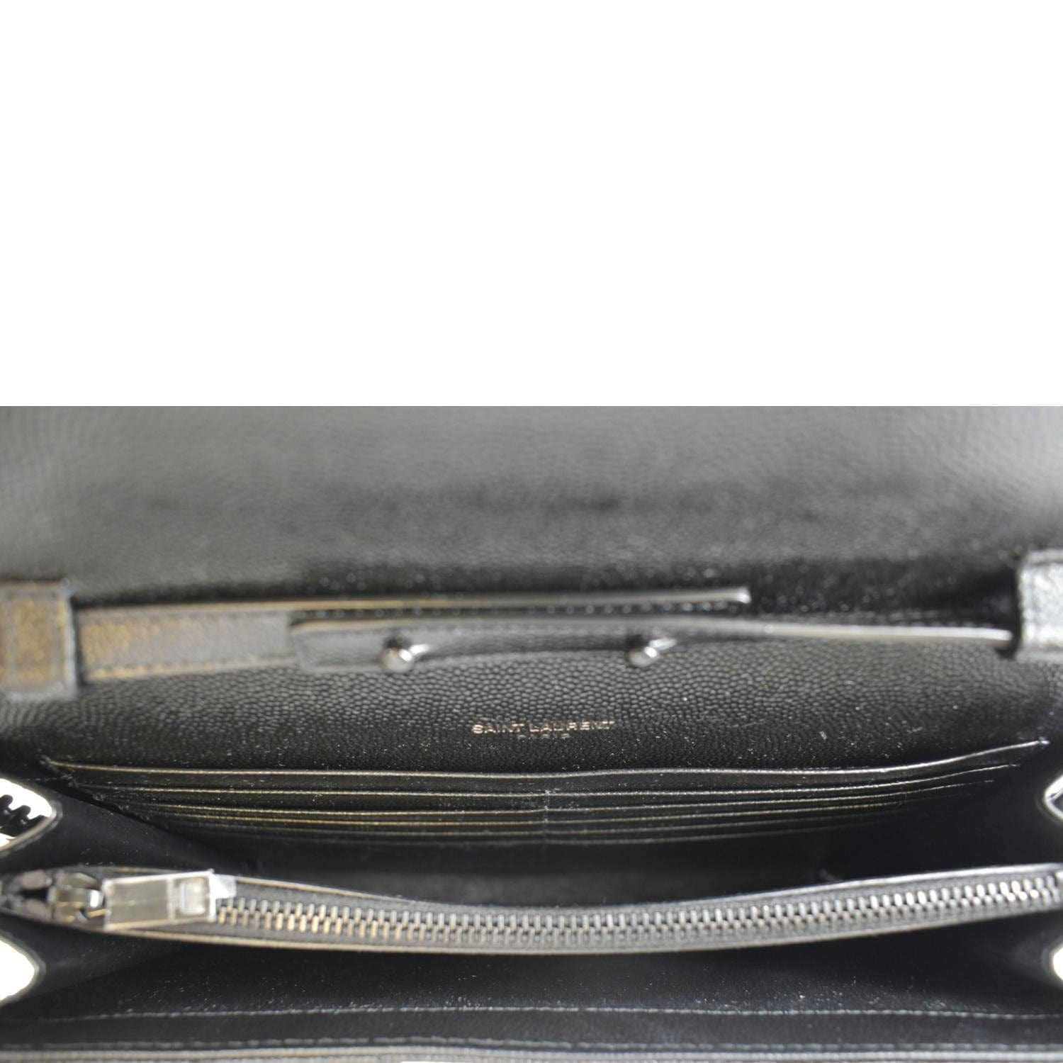 Saint Laurent Cassandre Wallet on Chain - Black Crossbody Bags, Handbags -  SNT269580