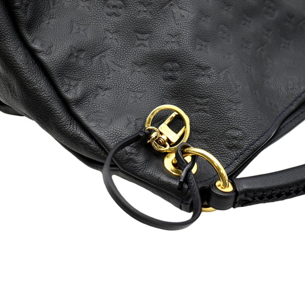 LOUIS VUITTON Artsy MM Empreinte Leather Hobo Bag Black