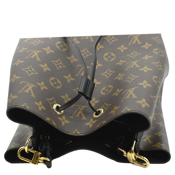 LOUIS VUITTON Neonoe Monogram Canvas Shoulder Bag Brown