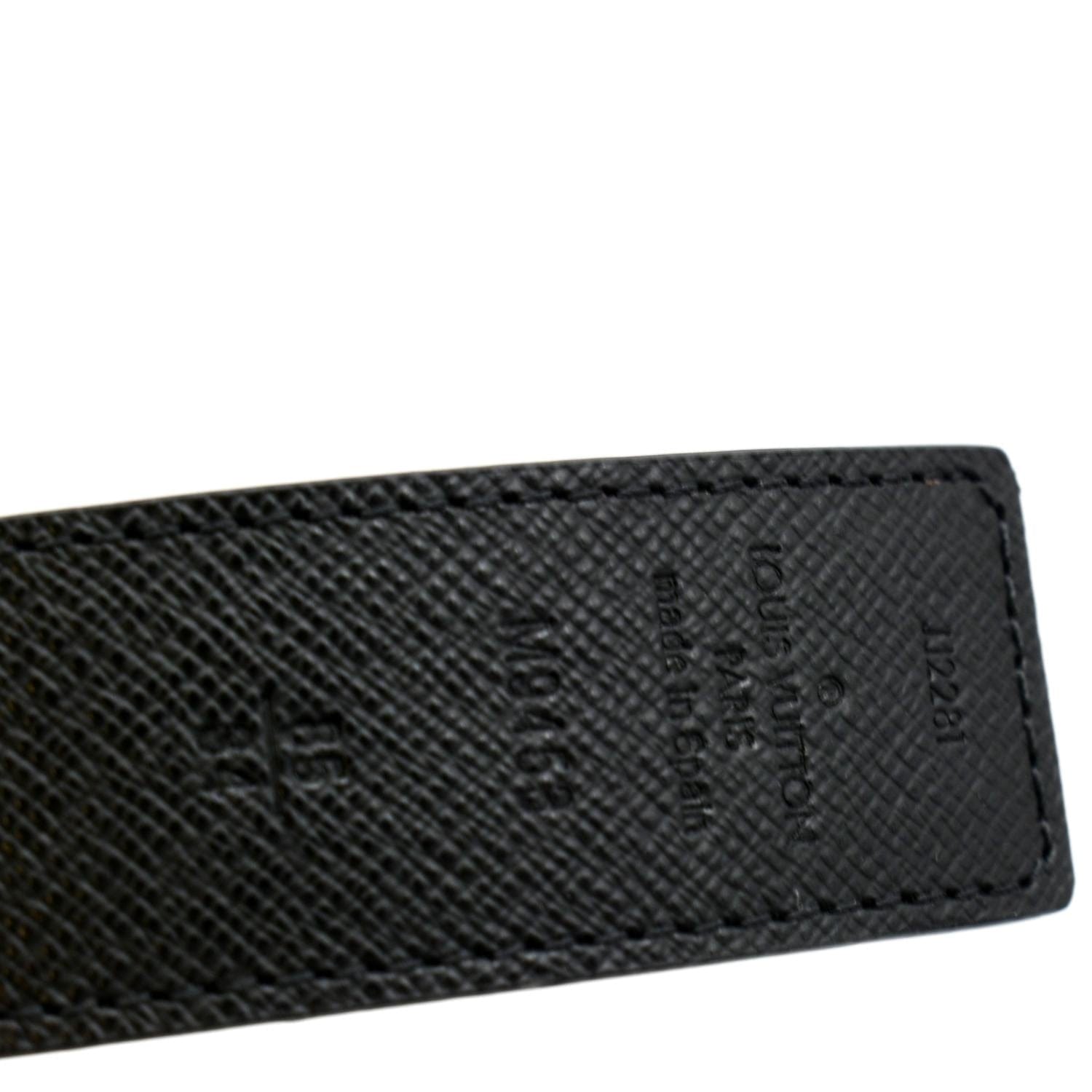 Louis Vuitton Orange Epi Leather Initiales LV Logo Belt Sz 85cm /34
