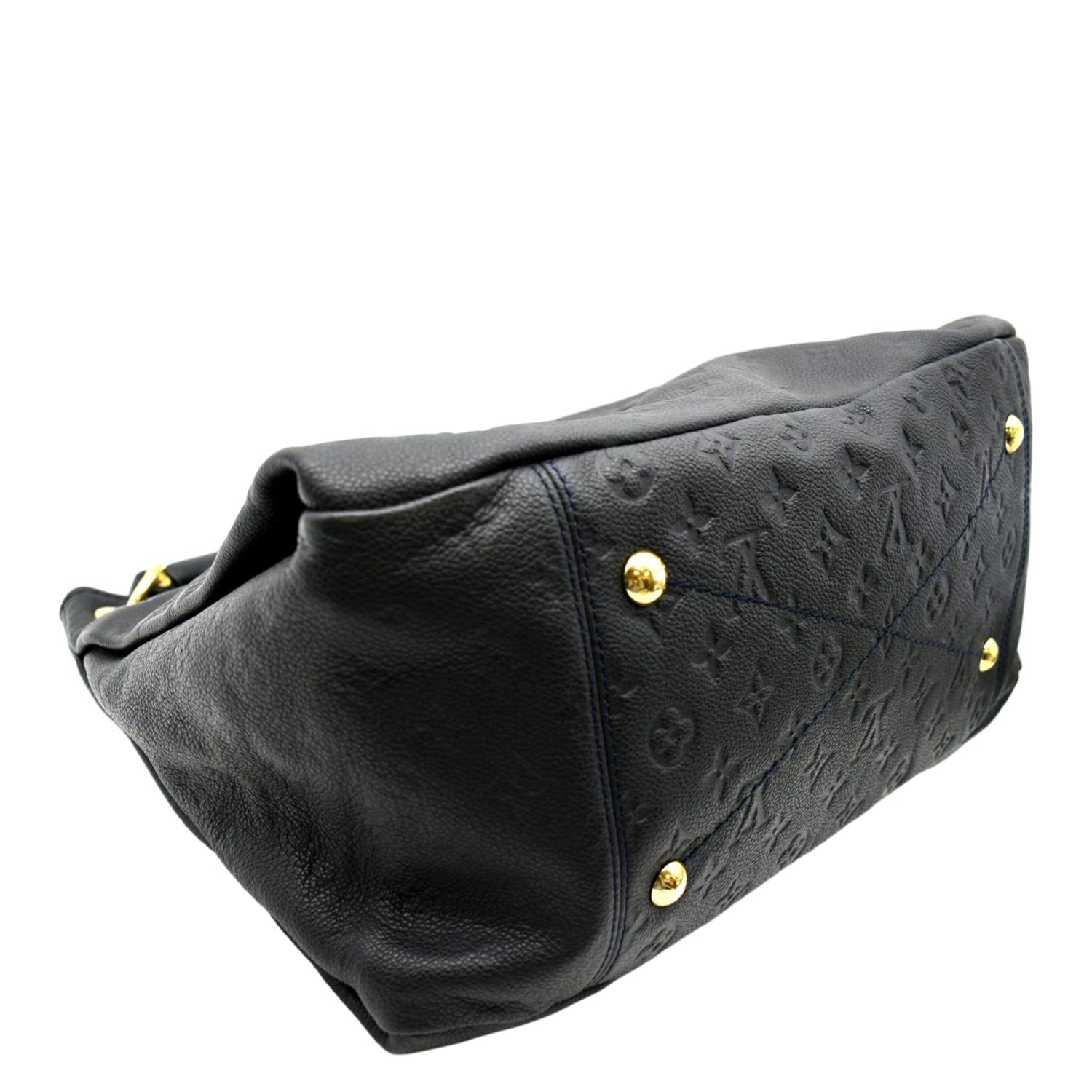 Handbags Louis Vuitton Artsy mm Monogram Empreinte Leather Dark Blue